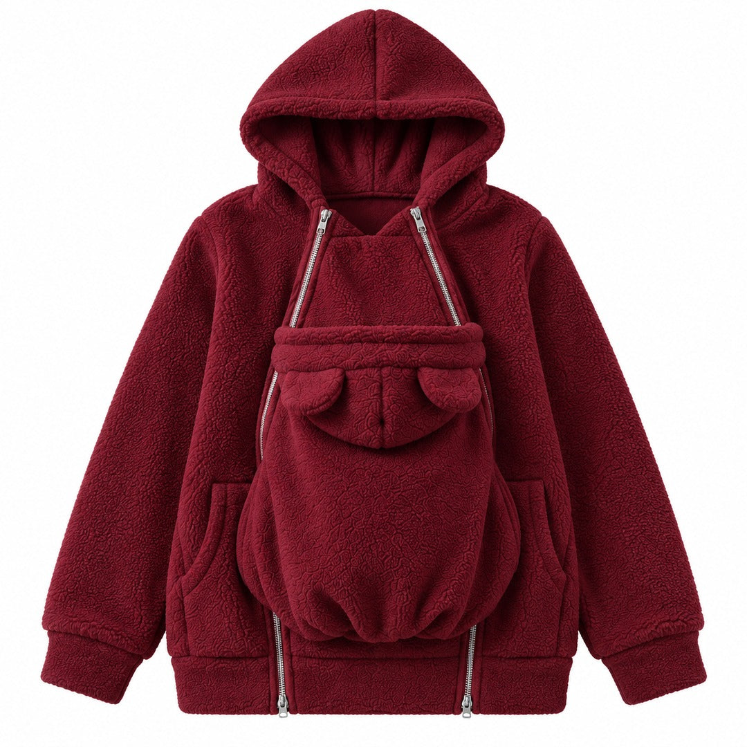 KinlyMoon hoodie in Burgundy