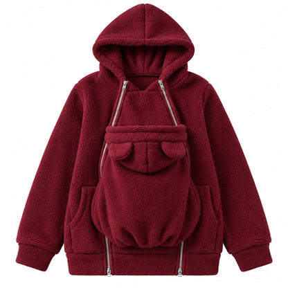 KinlyMoon hoodie in Burgundy