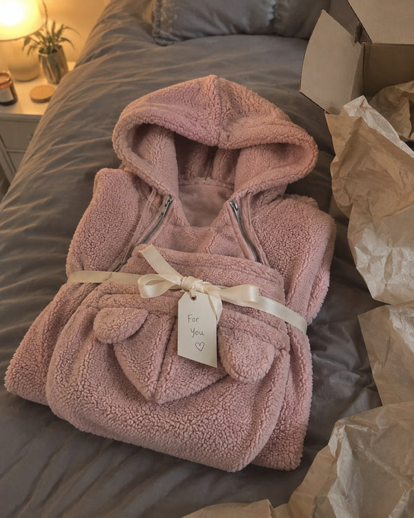 Angela W.'s KinlyMoon hoodie in Pink