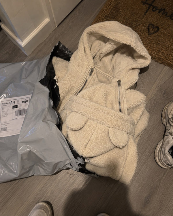 Craig P.'s KinlyMoon hoodie in Beige