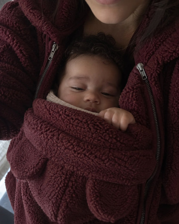 Camila R.'s KinlyMoon hoodie in Burgundy